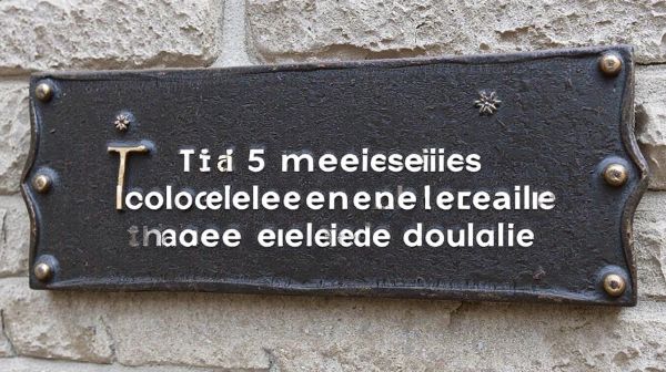 Top 5 méthodes pour concevoir une plaque funéraire durable